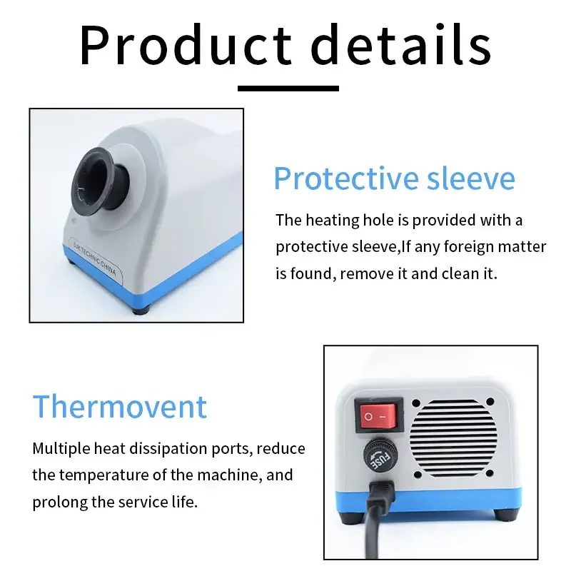 Heating Sensor Sjk Wax Knife Heater for Dental Lab Flameless Electric Induction Carving Machine 1-2s Heating Electric Wax Knife