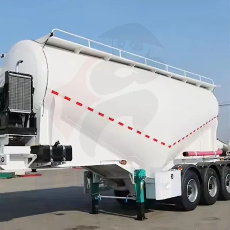 dry bulk cement tank semitrailer powder bulk cement tanker trailer pneumatic aluminum alloy tanker semi trailer