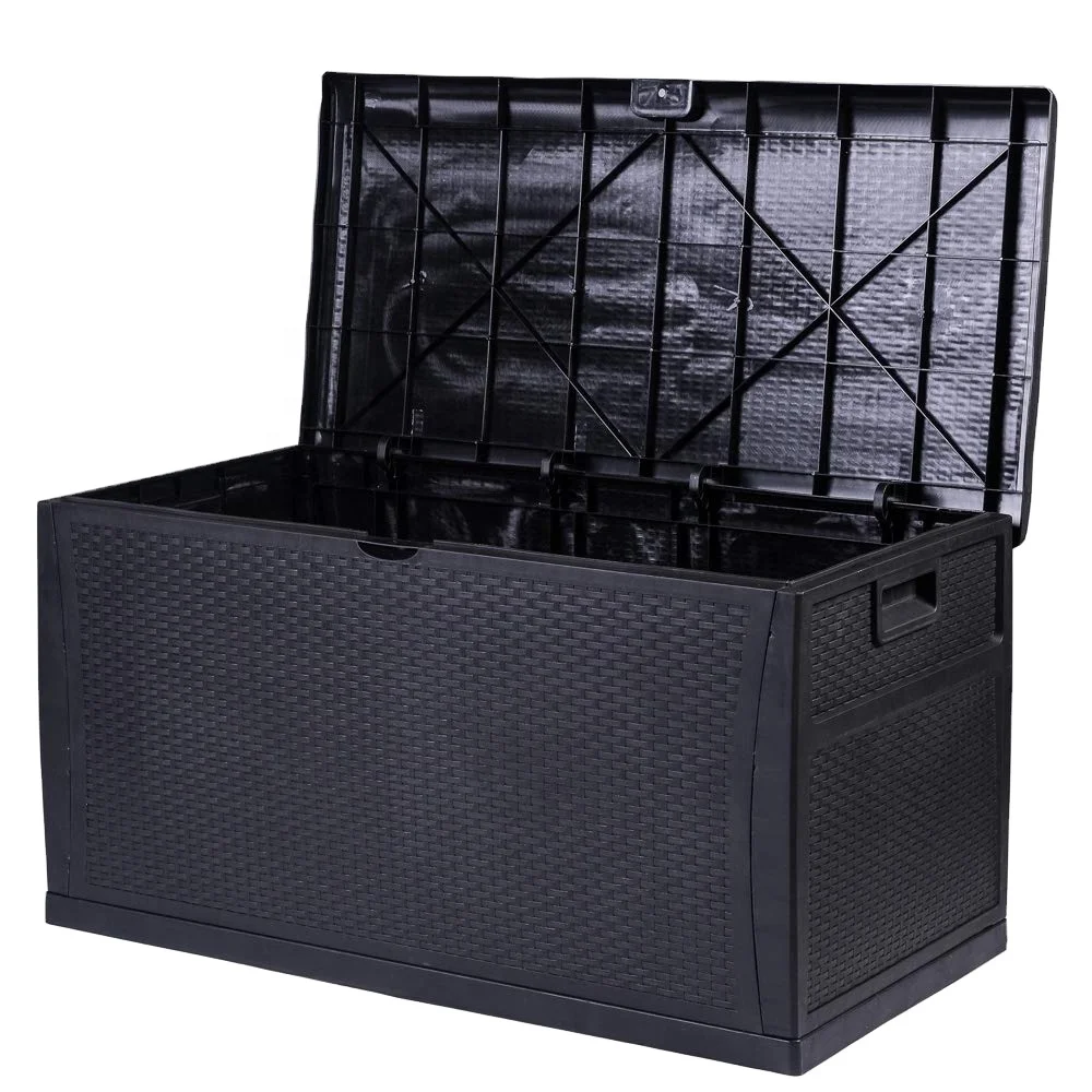 Outdoor Storage Box Patio Furniture Large Garage Lock Bench Container