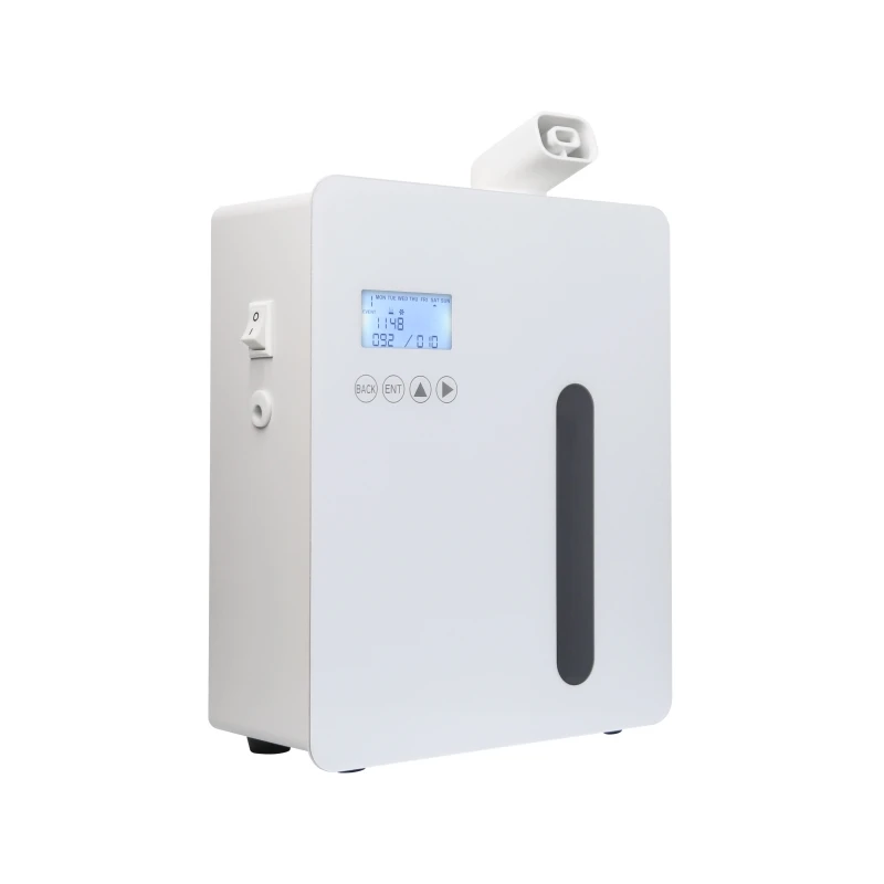 Bluetooth Wifi App touch control office hvac scent Nano atomization scenting diffuser machine with LCD display