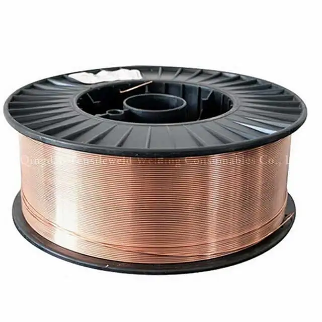 CE Copper Coated 0.9mm 5kg/spool MIG Welding Wire (ER70s-6) for China wholesale Welding Wire Factory