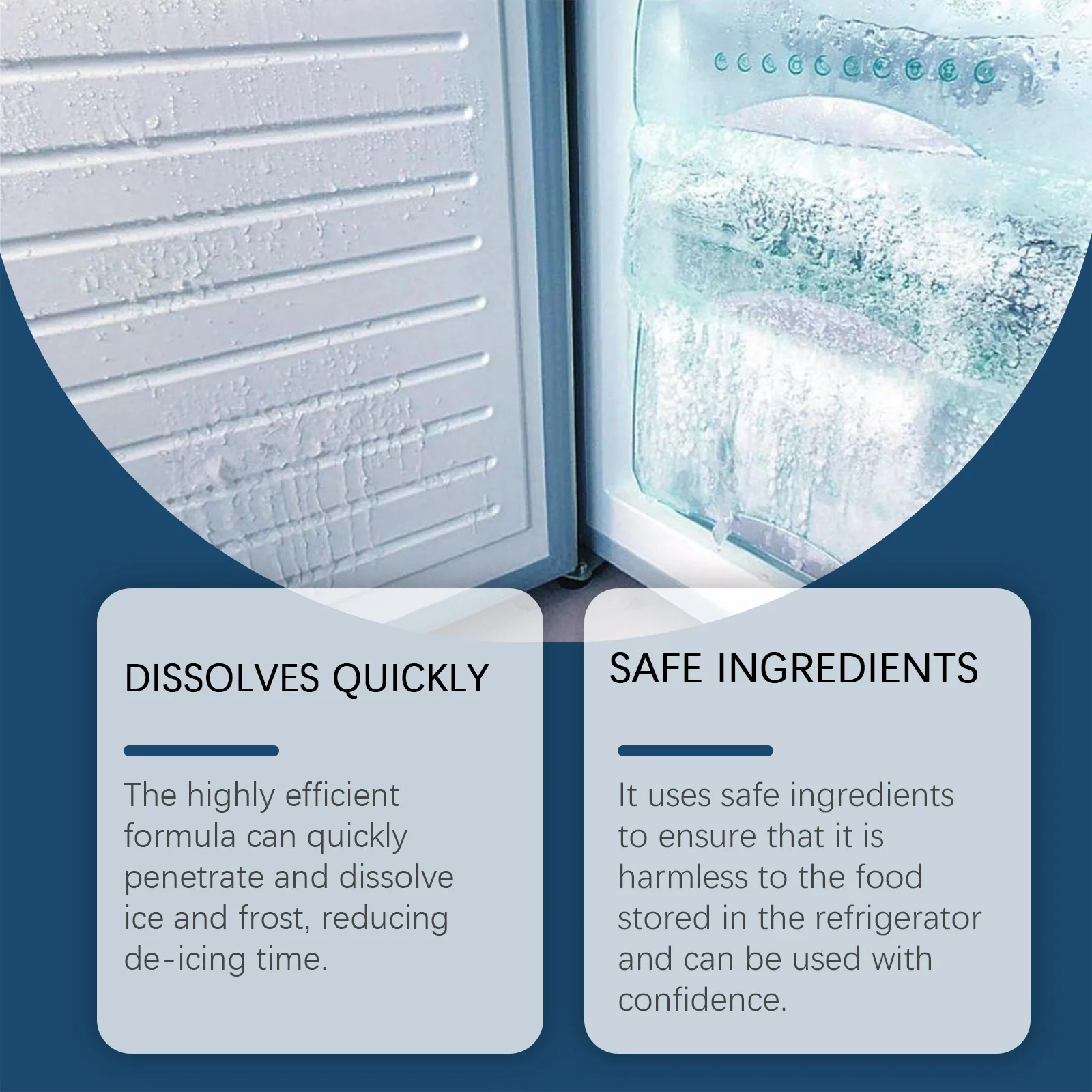 Refrigerator Freezing Agent Spray-On Defrost and Anti-Freezing Snow Cleaning Agent for Cold Storage Deduction