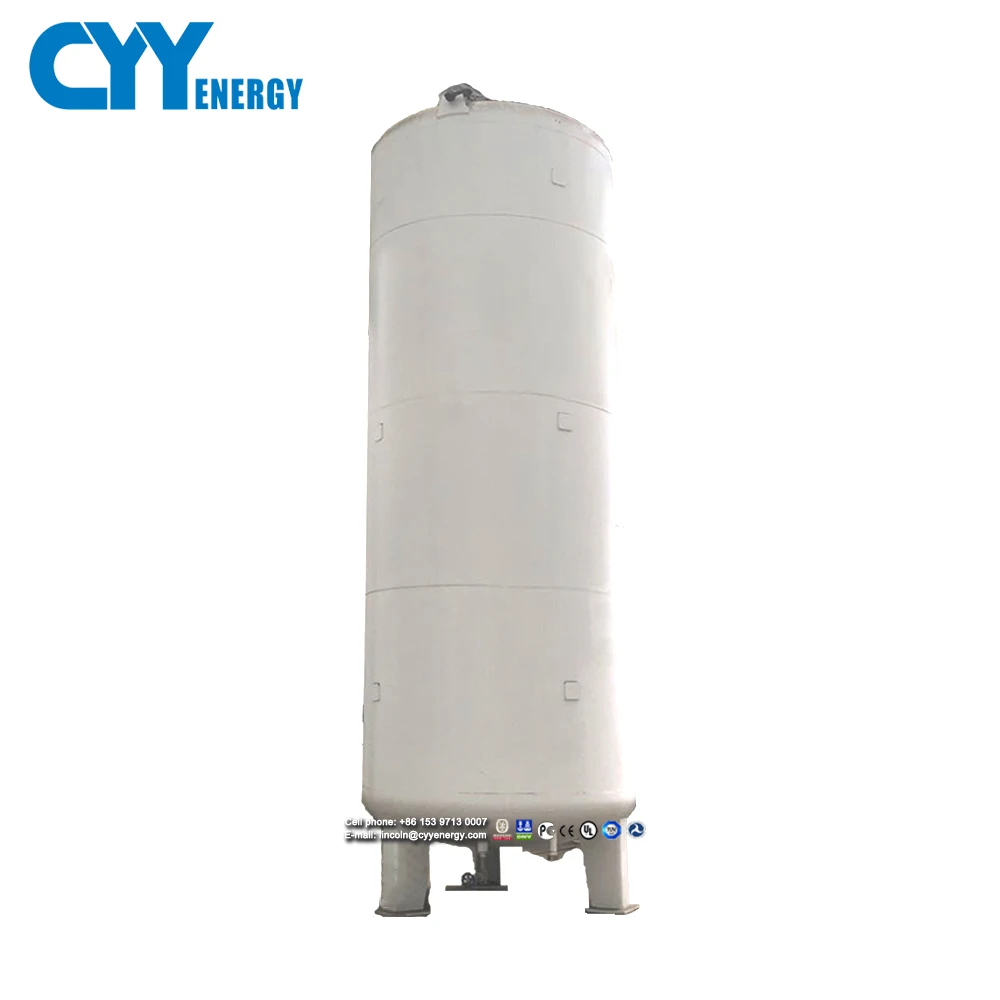 Horizontal type 50m3 Cryogenic Liquid Storage Tank LNG Tank
