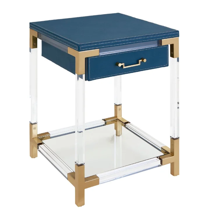 New age new design bedroom furniture acrylic bedside table
