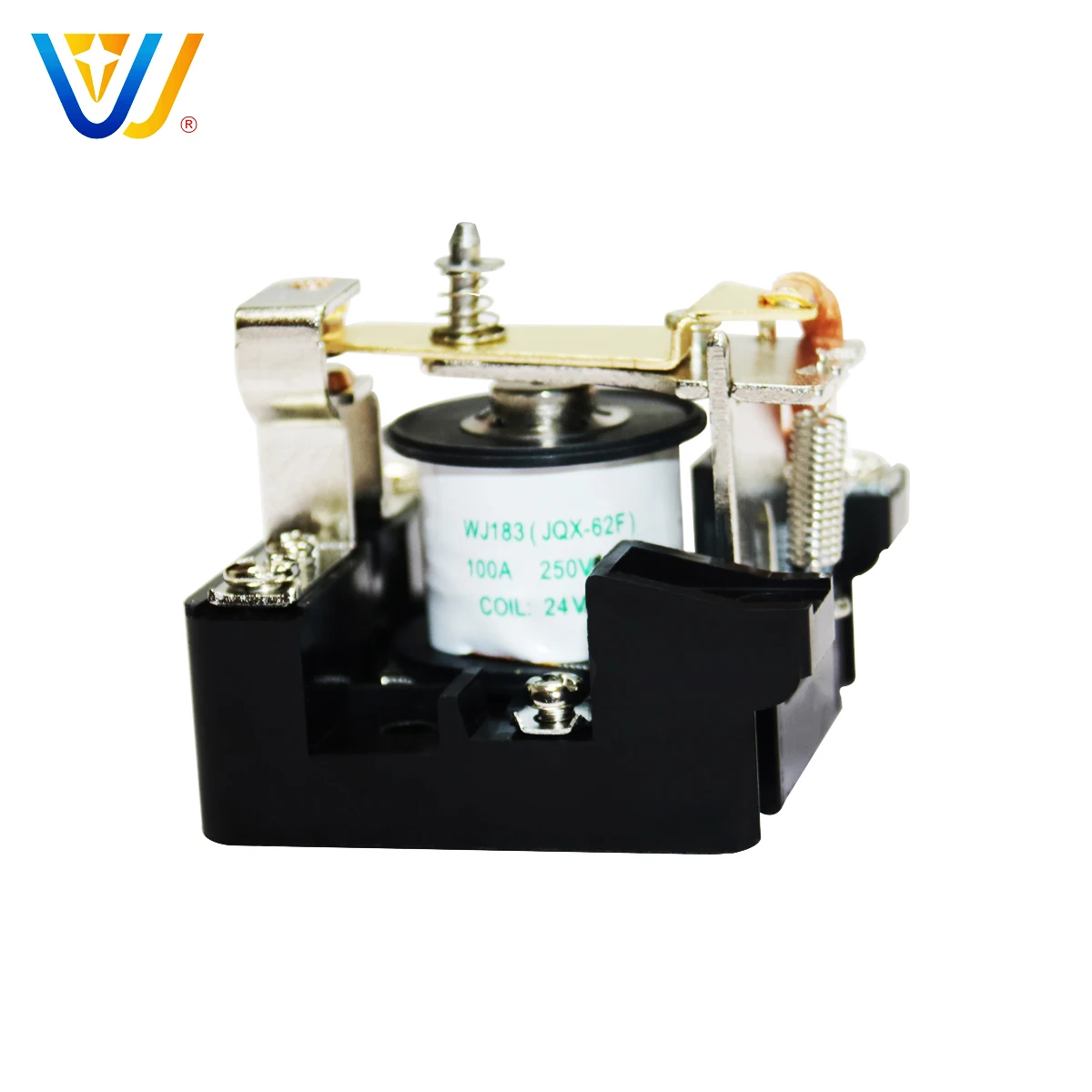 China 90A 250vac single pole coil power Relays Jqx 62F 1Z 12v 100 amp relay SPST 30A Middle Relay for Voltage Regulator