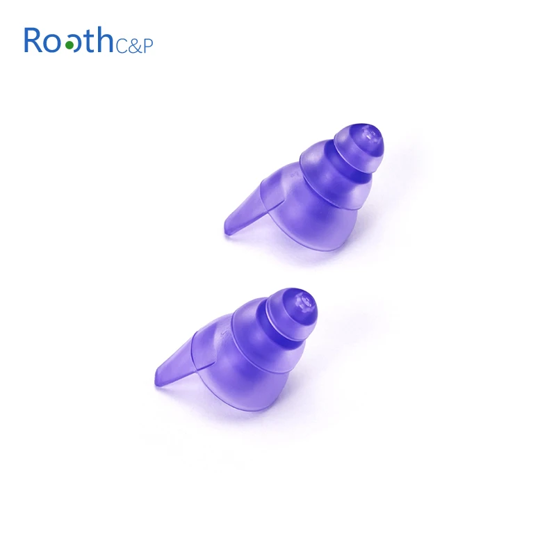 Aluminum Tube for Earplug high fidelity earplugs And Comfortable Custom Noise reduction ear plugs Reusable Silicone Earplugs