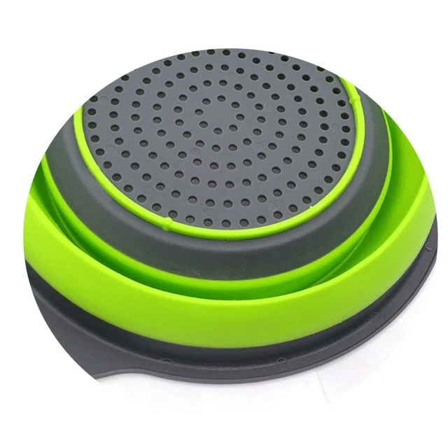 Plastic Collapsible Colander Set Mesh Colander Strainer Basket for Draining Fruit Vegetables Pasta