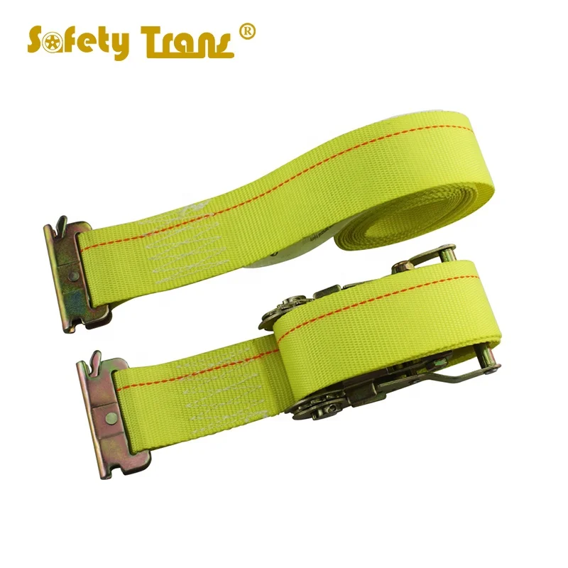 JiuLong   2 Inch 2T Ratchet Tie Down  Ratchet With Spring E Clip For Cargo Control