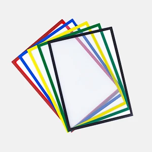 Easy to Apply Magnetic Document Holder A4 Clear Plastic Flexible Multi Colors Presentation Folder File Documents Packing PVC UCI