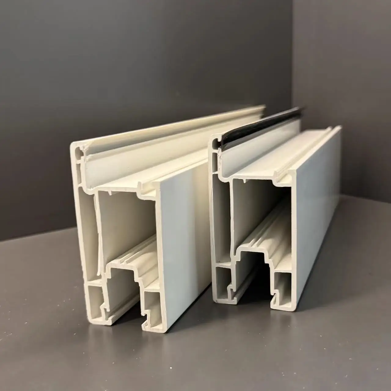 80mm sliding upvc profile upvc profiles pvc doors plastic extrusion profile