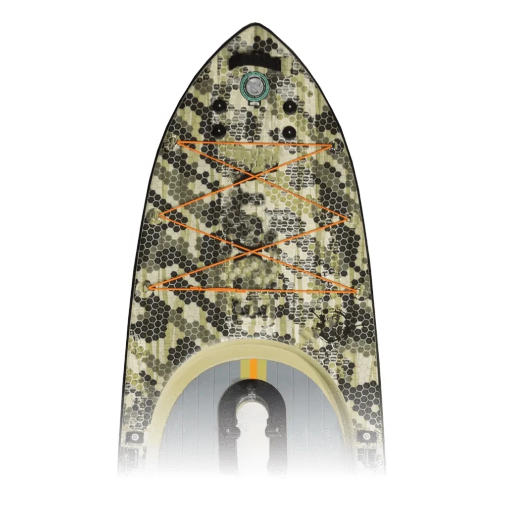 Inflatable Pedal SUP Dropstitch Fishing Kayak with Foot Drive