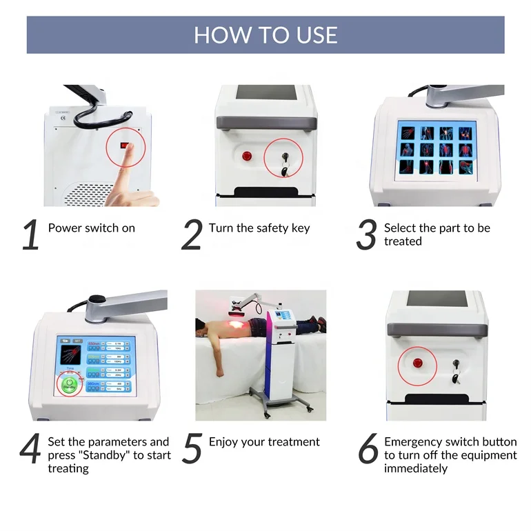 rehabilitation therapy medical laser device 15w cold laser diode class 4 therapy device for clinic hospital
