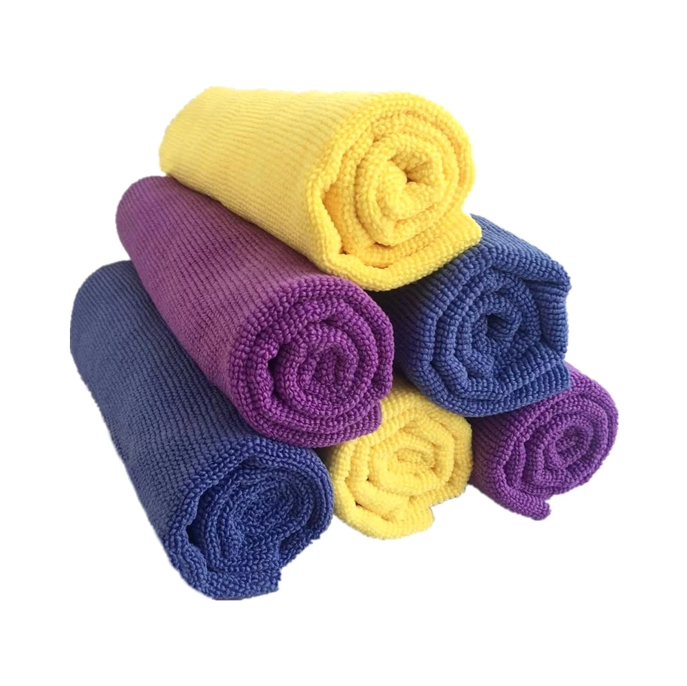 40X40cm 400gsm Pearl Edgeless Car Detailing Wash Clean Multi Towels Kitchen High-End Microfiber Auto Micro Fiber Cleaning Cloth