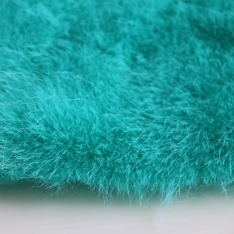 
Wholesale Faux Fur Fabric Blue Faux Fox Fur Fabric Long 