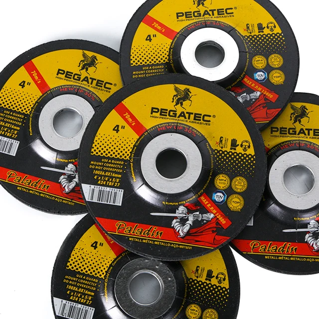 4' 100x6x16mm metal polishing disc 70M/S