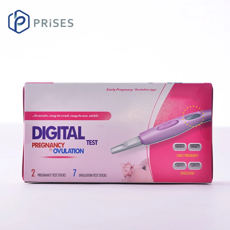 Manufacturers Private Label One Step Reusable Digital Early Hcg Fertility Tester Pen Device Stick Pregnancy Test Kit