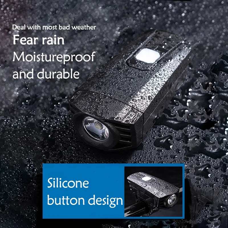 Popular LED Front Cycle Lights rechargeable alarm bicycle lights outdoor bike equipment lamp convenient bike accessories light