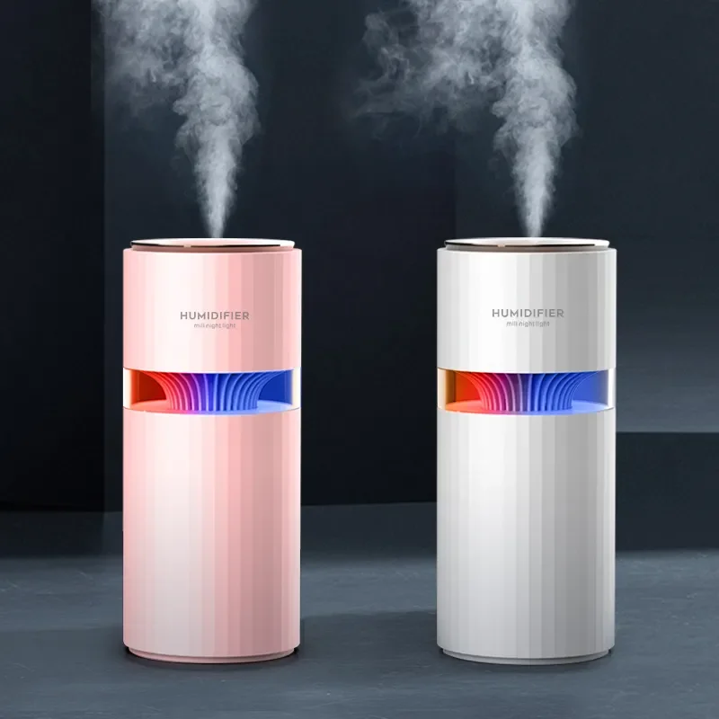 New 400ml Cool Mist Air Humidifier Car Usb Led Light Humidifiers Household Air Purifiers Essential Oil Car Diffuser For Car Home