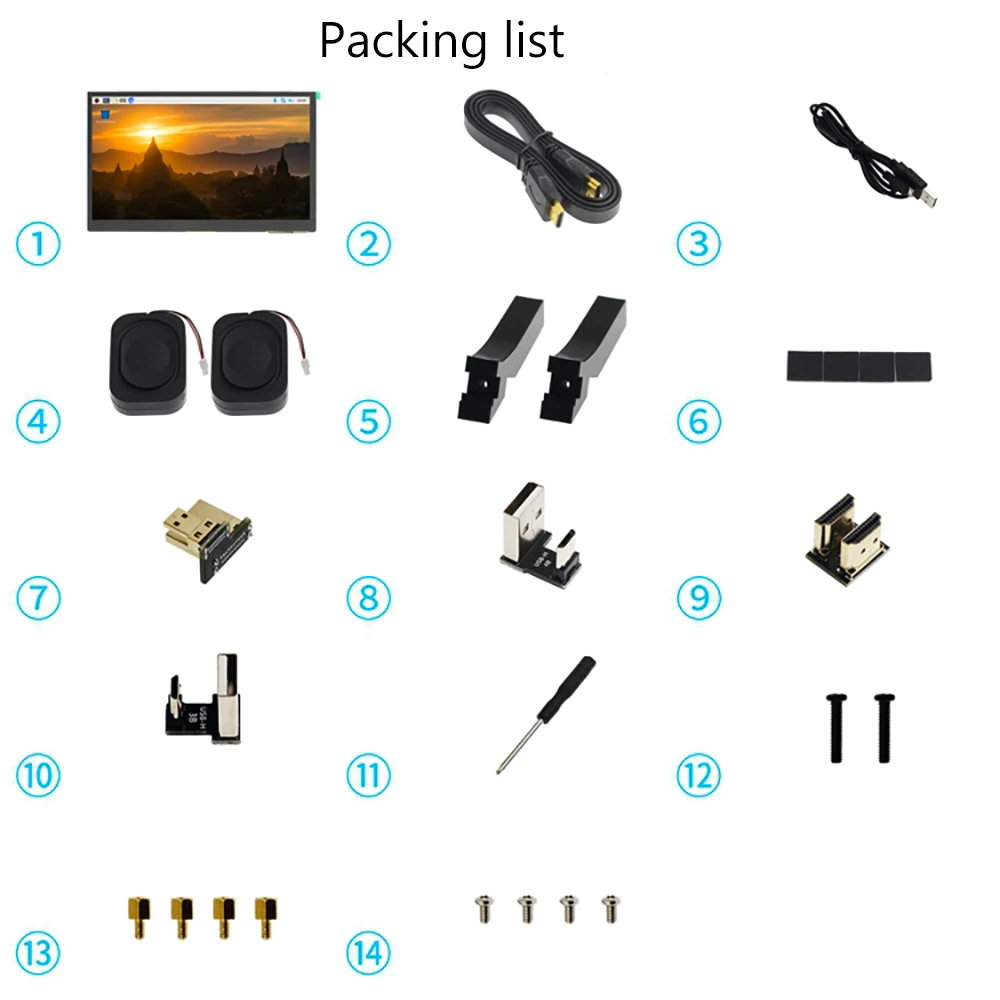 10.1 inch HD-MI TFT Display Raspberry PI With Capacitive Touch screen Panel TFT IPS RGB LCD Module Touch Display