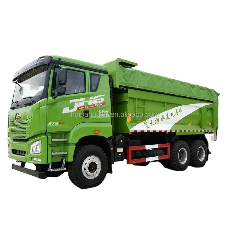 Best Price FAW Jiefang 6X4 Jh6 375HP Heavy Duty Lorry Rear Dumper Tipping Transport Sand and Gravel Tipper Truck