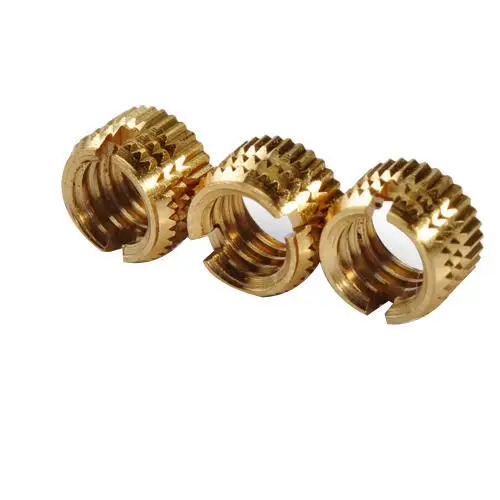 Нестандартные индивидуальные дюймов тяжелые шестигранные гайки Латунная гайка с кольцевой вставкой