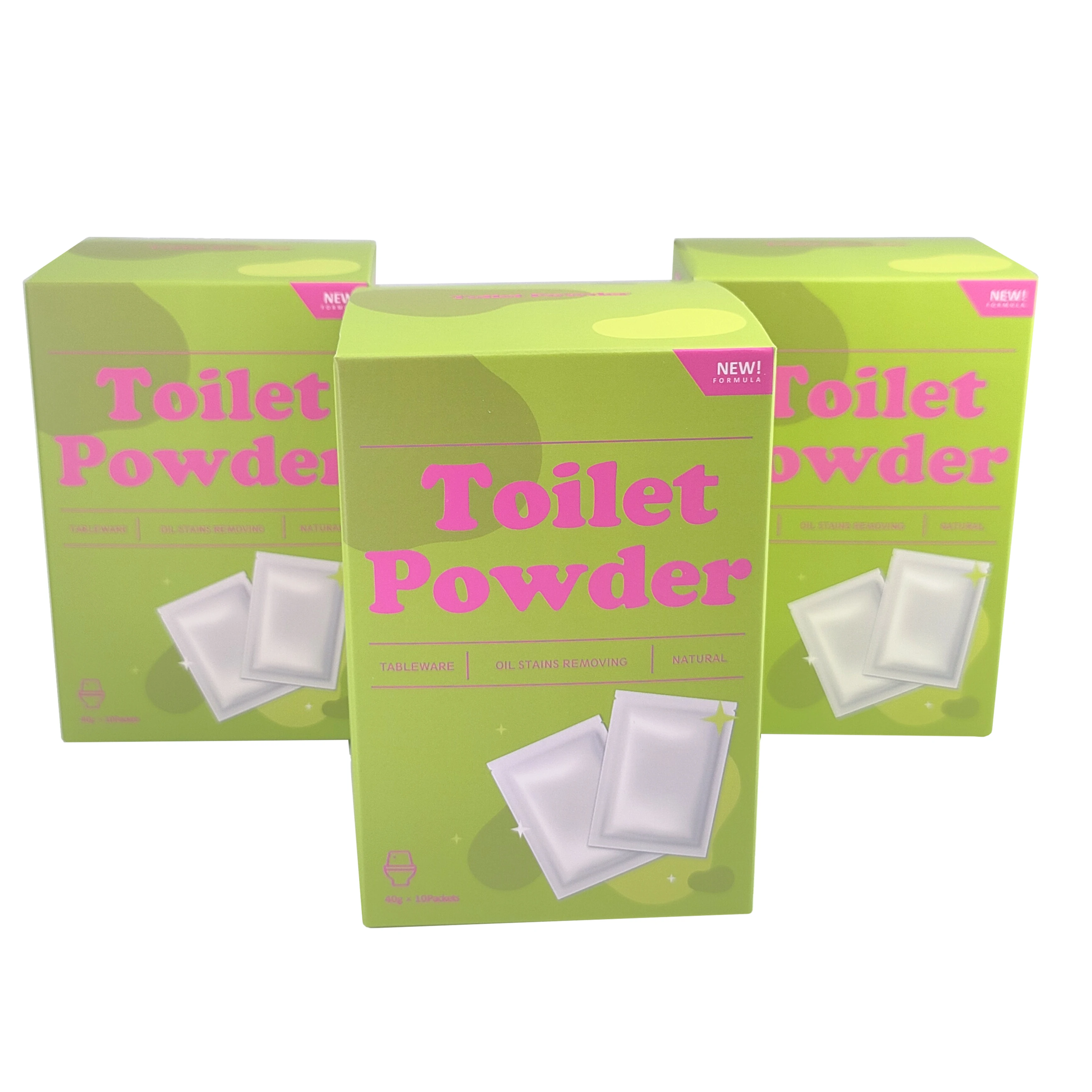 Natural environmental protection quickly dissolve 40g toilet cleaning powder