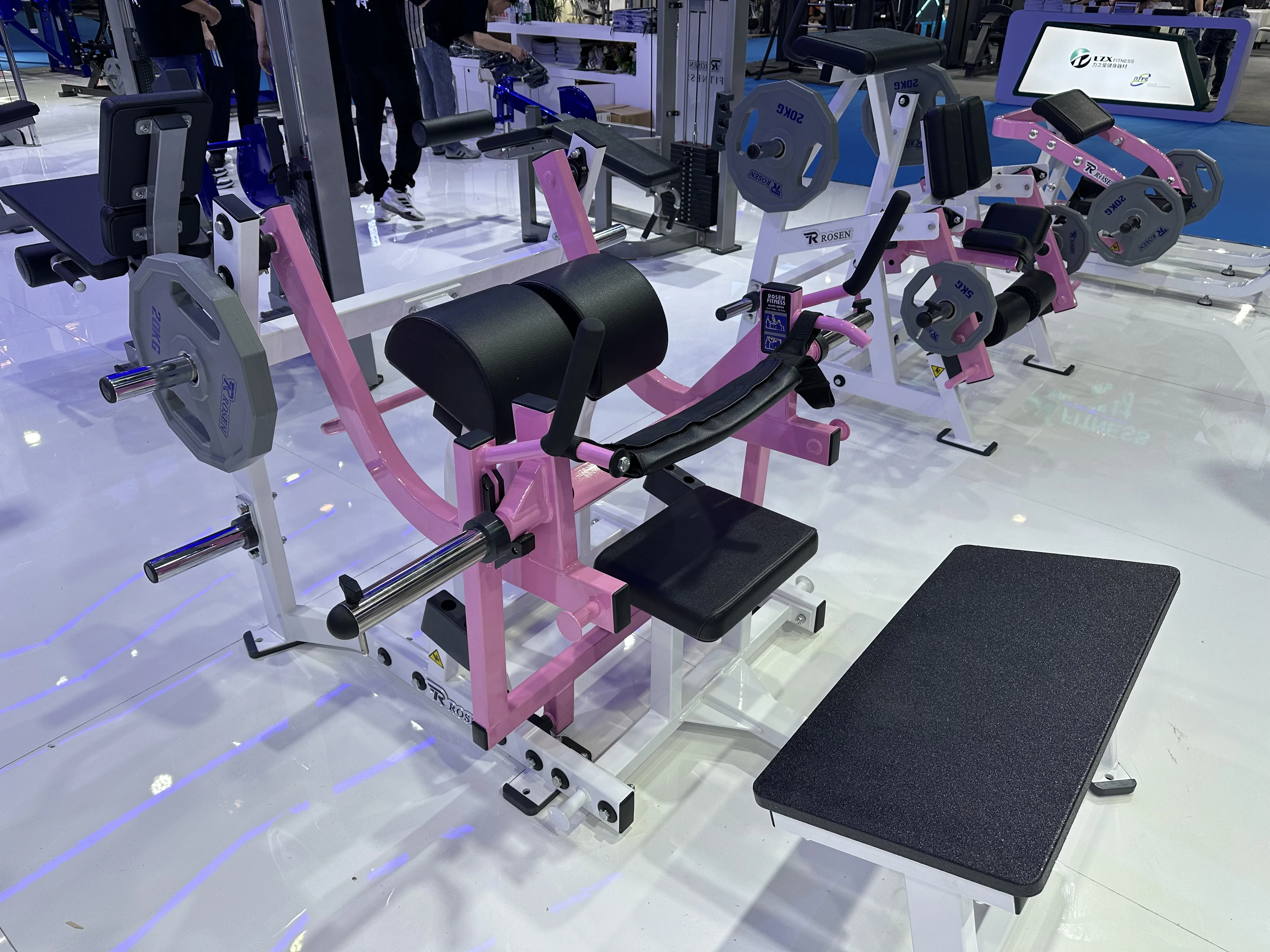 New Arrival 3MM Q235 Galvanized Steel IsoLateral ROSEN Fitness Equipment Gym Machine Commercial Glute Drive With 1 Year Warranty