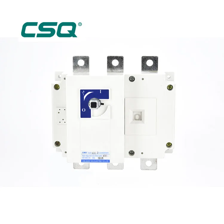 
CSQ 100A 250A 630A Load Isolation Switch changeover switch 63a 3p AC 220V changeover switch three phase load breaker 