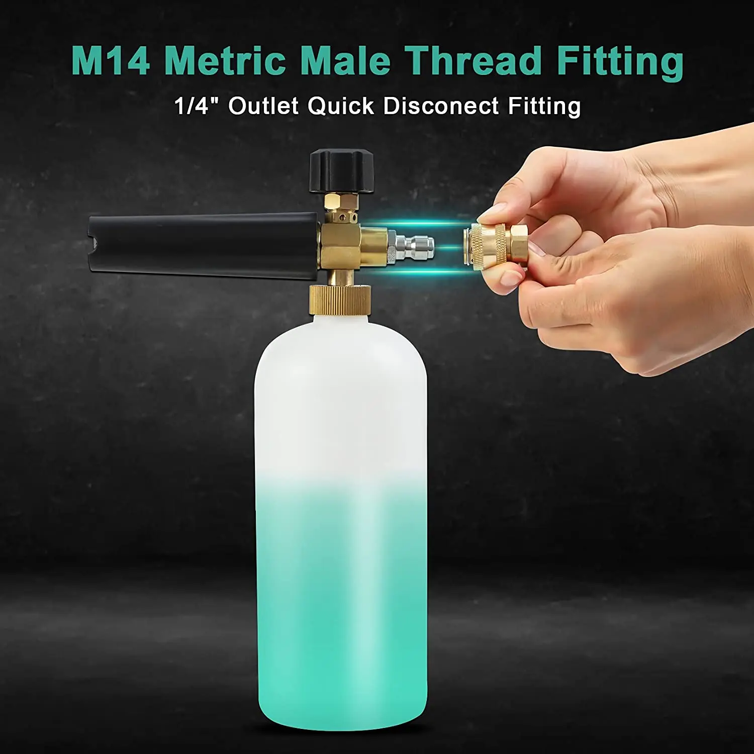 clear foam cannon Washing Gun Adjustable High Pressure Washer Gun Water Jet Car Cleaning Kit Washing Water Sprayer