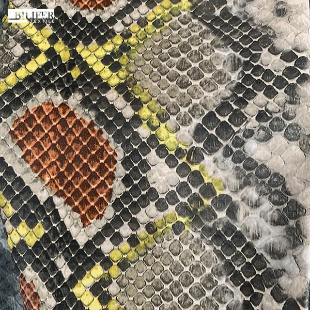 
Leather supplies Snake Transfer Printing Film Pu Leather 