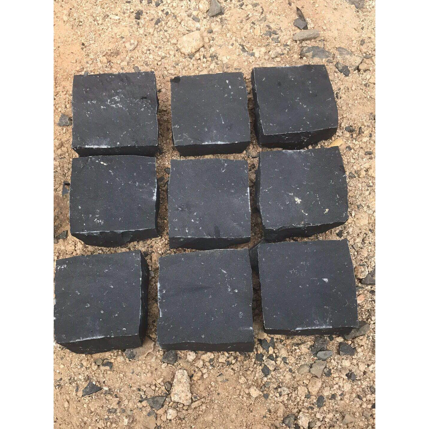 Cheap Basalt Black Cobblestone Paving