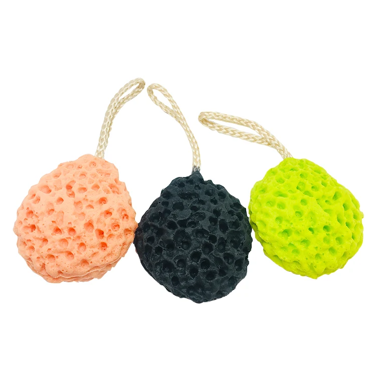Customized Color Bath Sponge  Shower Sponge Shower Loofahs Balls for Body Wash Bathroom Men Women