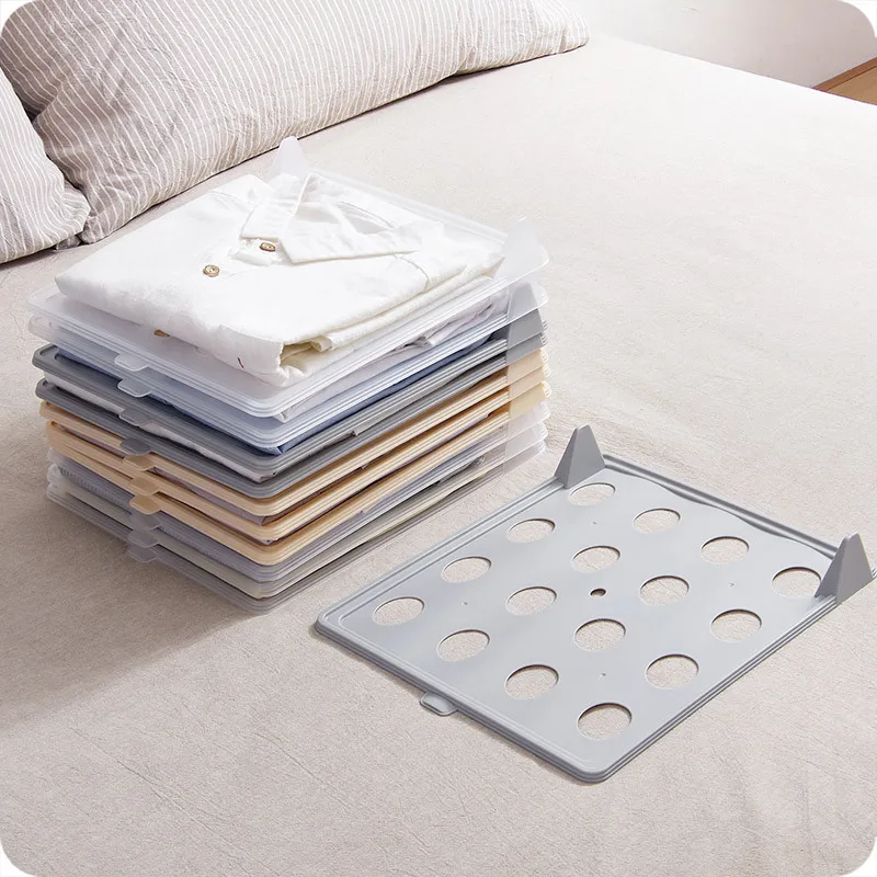 Складная доска для одежды, практичная система организации одежды, дорожный органайзер для рубашек, комодов, бытовой шкаф-Органайзер