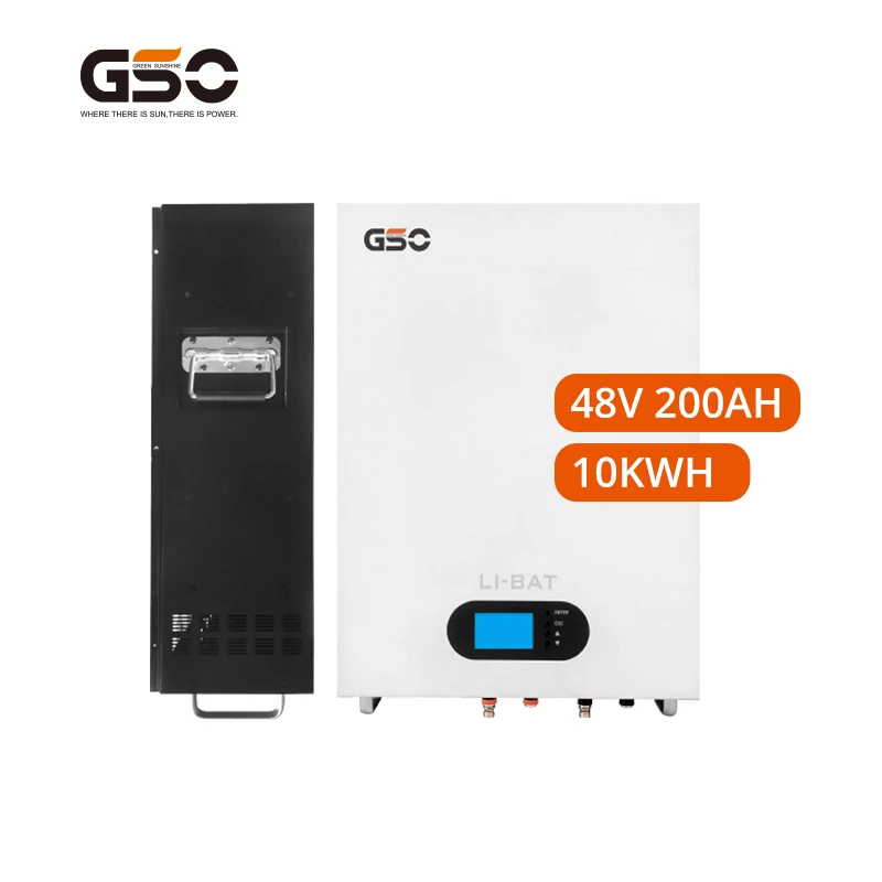 GSO 10kw Solar rechargeable Battery Backup Storage Systems lifepo4 lithium Battery