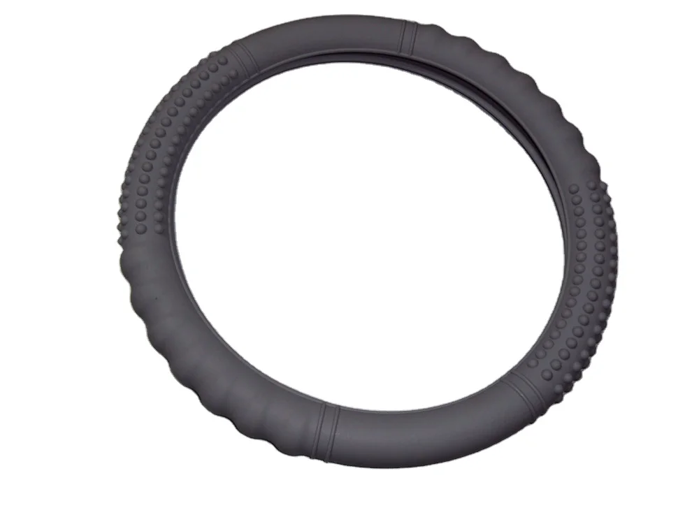 
Customized massage particle anti-sweat disc anti-slip and wearable silicone steering wheel cover 