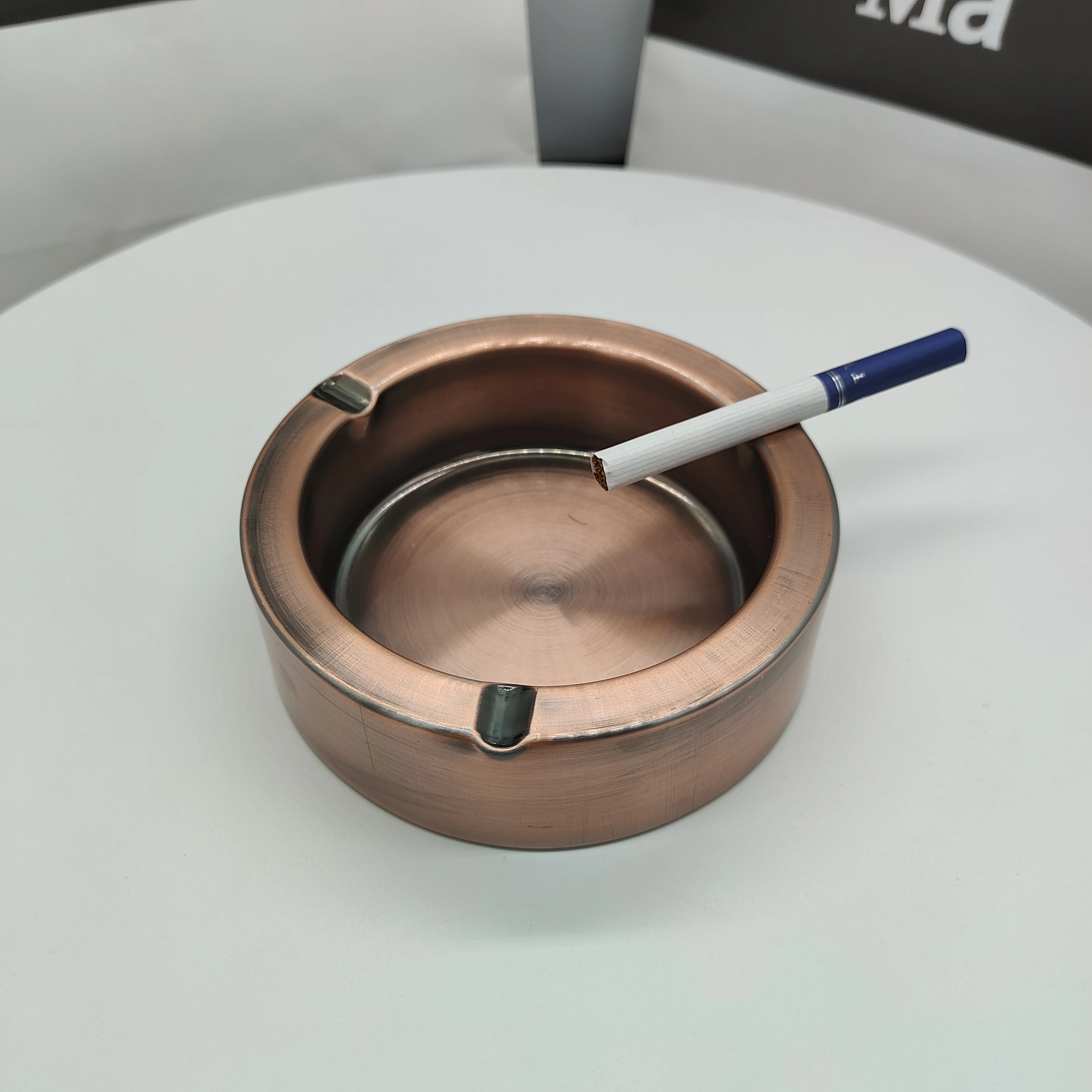 Luxury Ashtrays Copper Gold Silver Plated High Quality Stainless Steel Custom Ashtray