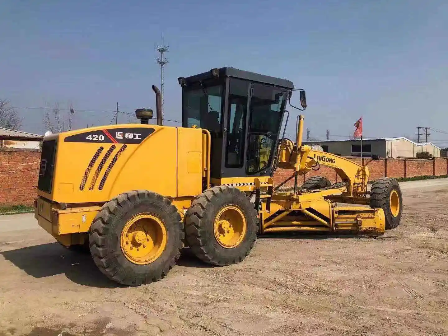 High efficient used liugong grader CLG420 motor grader machine for road construction
