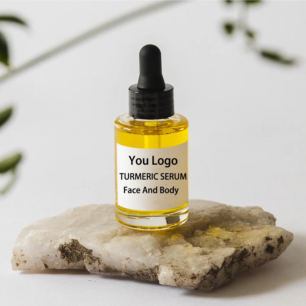 Turmeric And Vitamin C Anti Oxidation Dark Spot Corrector Facial Serum Oil For Face Skin