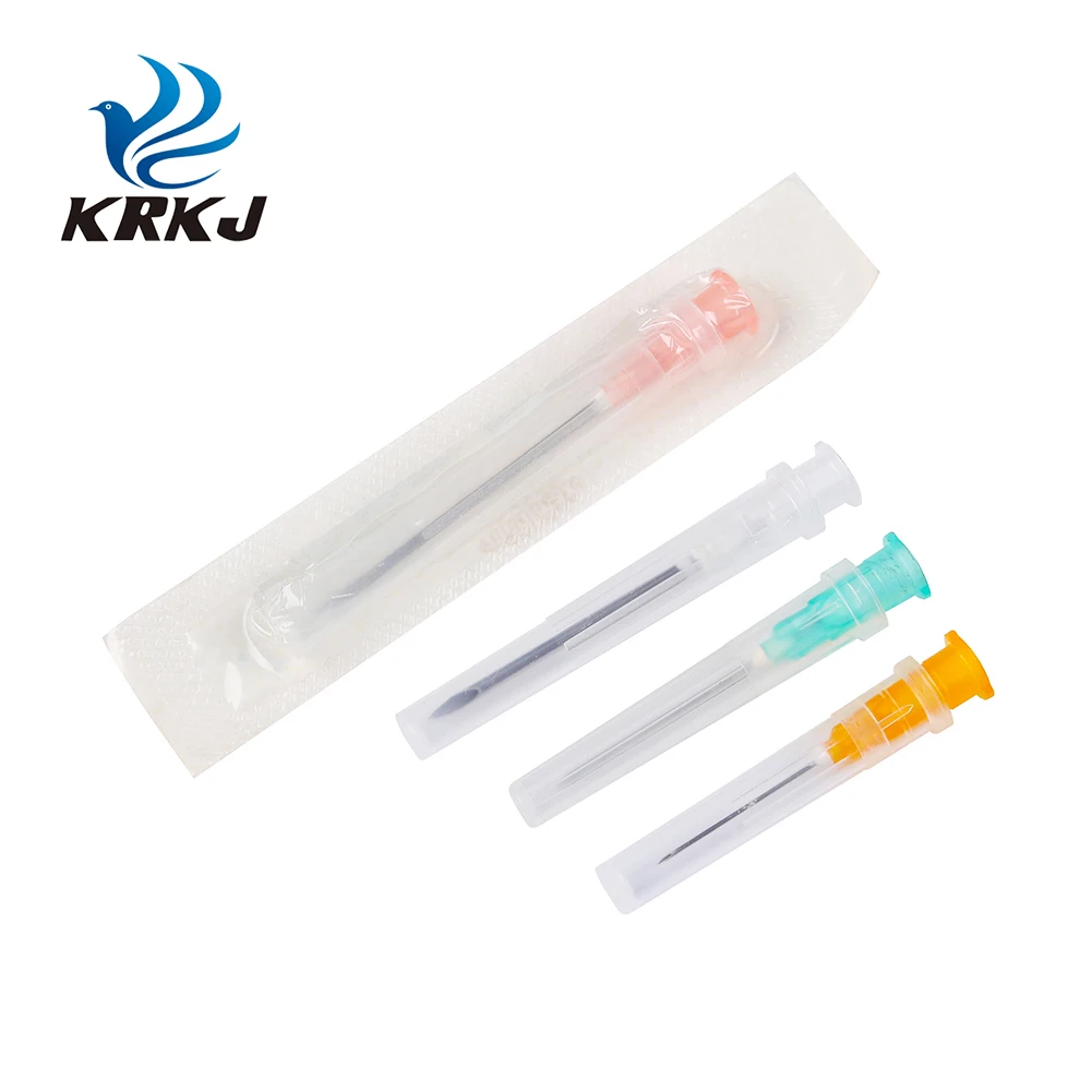 KD408 bulk wholesale disposable vet sheep syringe injection needle 21g for animals