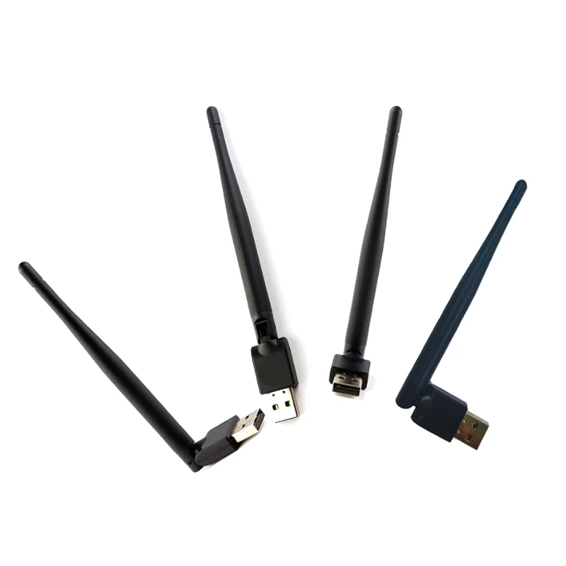 OEM 2.4g wireless 802.11 n wifi usb adapter with antenna used for freesat v7 hd mag 254 250 openbox satellite receiver