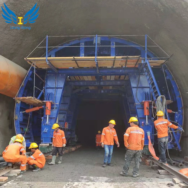 LIANGGONG Customized tunnel lining trolley formwork system for Jakarta Bandung high-speed railway