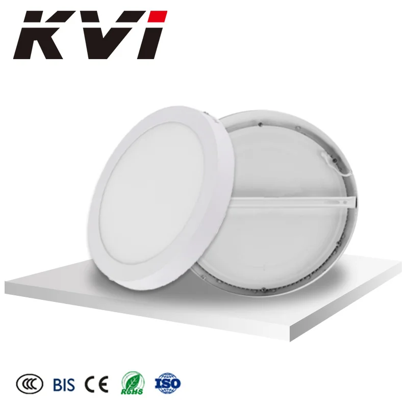 Home Office Indoor Lighting IP20 Frameless Led 6W Surface Panel Light With Isolated Driver