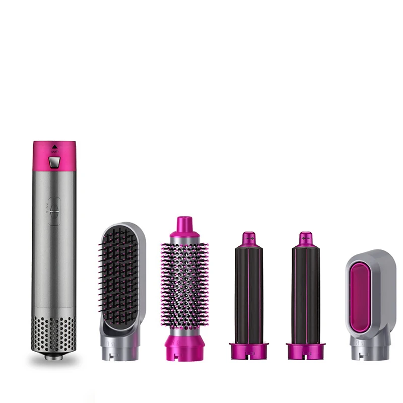 
5 in 1 Hair Dryer Brush Professional Hair Curler Curly Iron Electric Hairdryer Hair Straightener Brush Multifunction Curler 