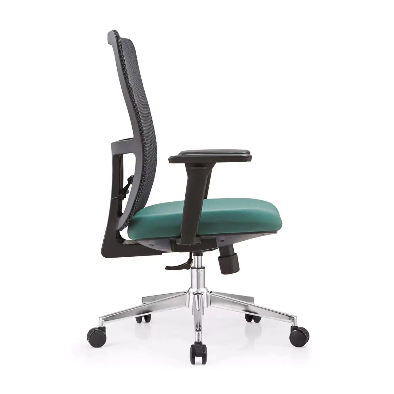 Fixed Armrest Mid Back Desk Office Chairs Staff Mesh Office Chair For Work