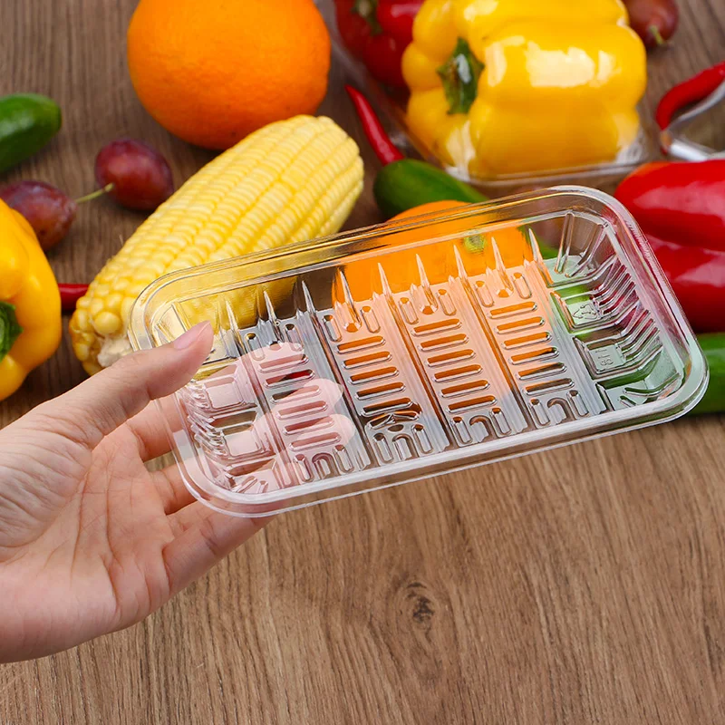 Polypropylene Food Packaging Disposable Clear Plastic Meat Tray