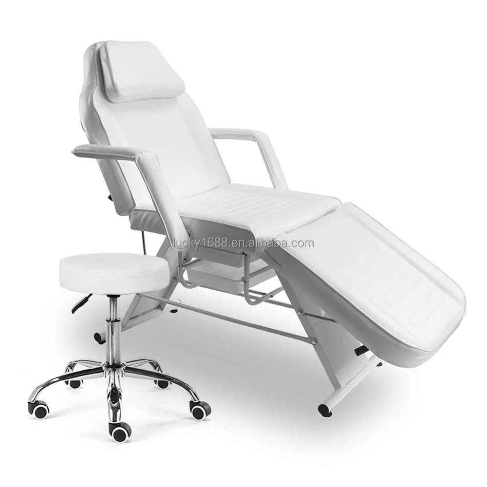 Popular manufacturer adjustable facial spa massage table eyelash bed beauty salon