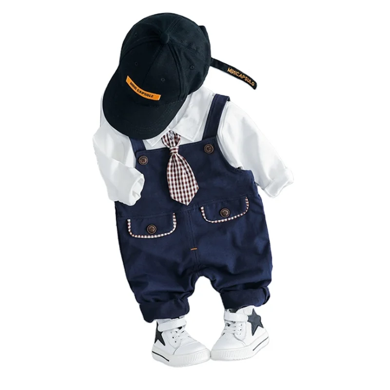 Newborn babies clothes Small fresh style kids clothing sets boys 2-piece set outfits