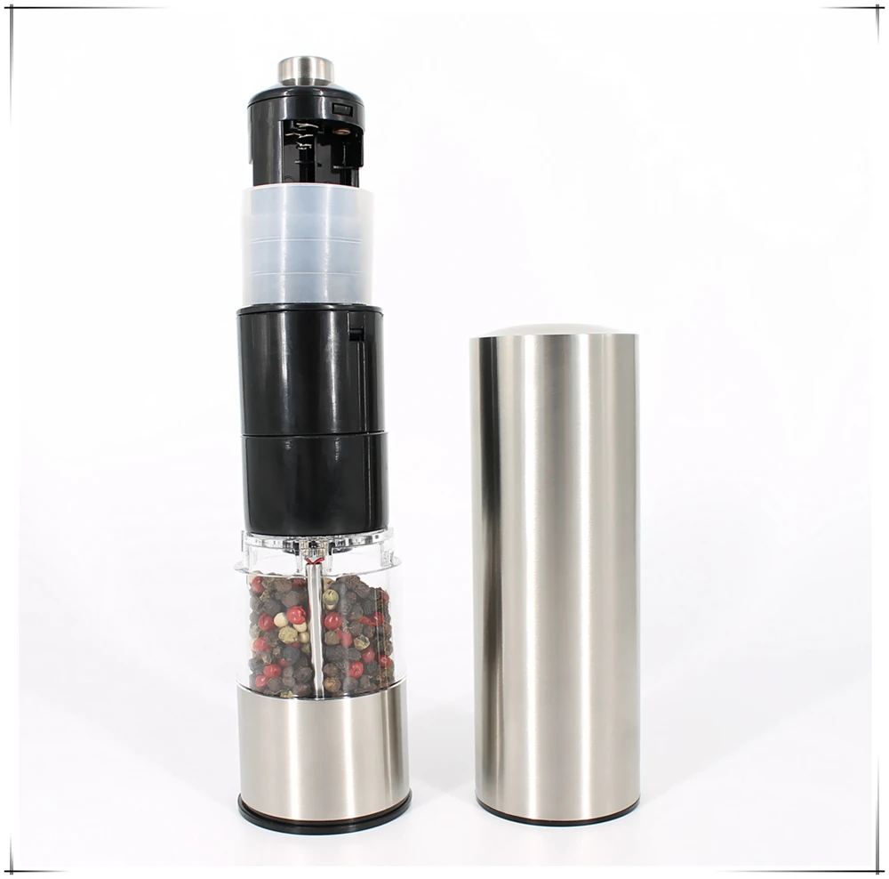 electric salt and pepper mill / ceramic salt and pepper grinder set