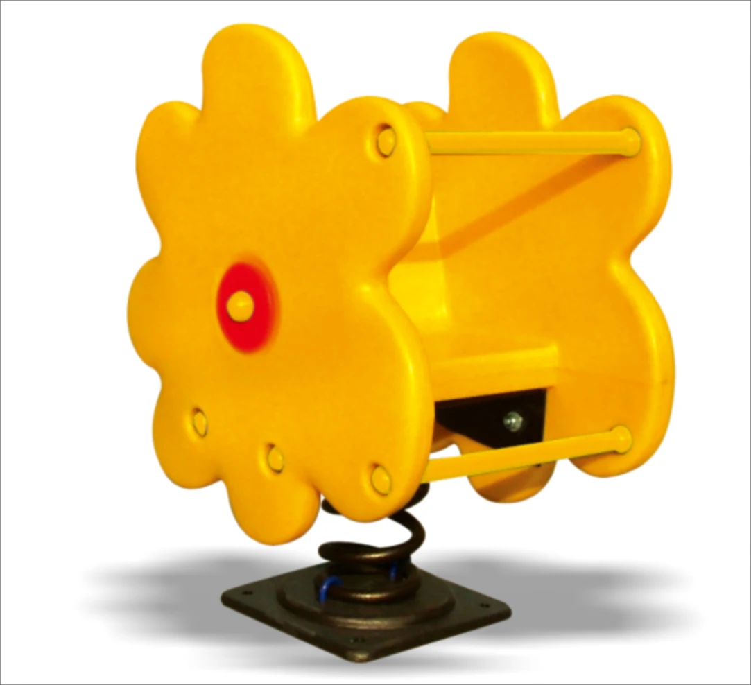 Car Shape Plastic Rocking Horse, Outdoor Children Spring Rocking Horse Toys