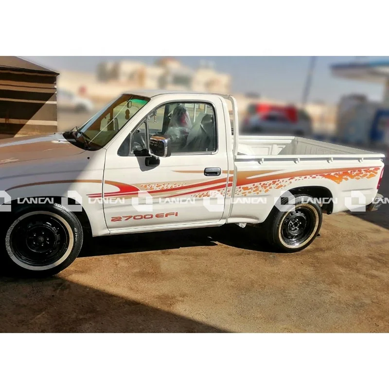 Sticker Manufacture  Car Decal Car Pickup Body Sticker For Hilux 2002